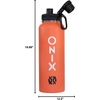 image:imageONIX Pickleball Accessory Stainless Steel Insulated Sweat Proof Dishwasher Safe Double Wall 40 oz Water Bottle  Orange