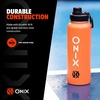 image:imageONIX Pickleball Accessory Stainless Steel Insulated Sweat Proof Dishwasher Safe Double Wall 40 oz Water Bottle  Orange