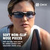 image:imageONIX Pickleball Falcon Eyewear Sun Protection NonSlip Nose Piece Modern and Lightweight Secure DesignBlack