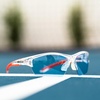image:imageONIX Pickleball Falcon Eyewear Sun Protection NonSlip Nose Piece Modern and Lightweight Secure DesignClear Orange