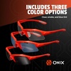 image:imageONIX Pickleball Falcon Eyewear Sun Protection NonSlip Nose Piece Modern and Lightweight Secure DesignOrange