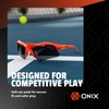 image:imageONIX Pickleball Falcon Eyewear Sun Protection NonSlip Nose Piece Modern and Lightweight Secure DesignOrange