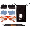 image:imageONIX Pickleball Falcon Eyewear Sun Protection NonSlip Nose Piece Modern and Lightweight Secure DesignOrange