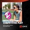 image:imageONIX Pickleball Falcon Eyewear Sun Protection NonSlip Nose Piece Modern and Lightweight Secure DesignWhite