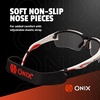 image:imageONIX Pickleball Falcon Eyewear Sun Protection NonSlip Nose Piece Modern and Lightweight Secure DesignWhite