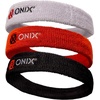 image:imageONIX Pickleball Headband  SweatAbsorbing Performance Headband with Cotton Blend Keeps Sweat Out of EyesWhite