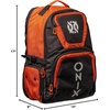 image:imageONIX Pickleball Pro Team Durable Polyester Padded Paddle Compartment Easy to Carry Backpack  OrangeBlack