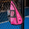 image:imageONIX Pickleball Pro Team Sling Bag  PinkBlack with Adjustable Strap Durable Construction and Spacious Storage for Pickleball Gear
