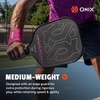 image:imageOnix Carbon Fiber Surface MediumWeight Premium Perforated Grip OnePiece Construction Pickleball Paddle10 mm