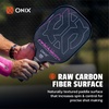 image:imageOnix Carbon Fiber Surface MediumWeight Premium Perforated Grip OnePiece Construction Pickleball Paddle12 mm