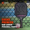 image:imageOnix Carbon Fiber Surface MediumWeight Premium Perforated Grip OnePiece Construction Pickleball Paddle16 mm