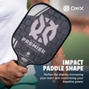 image:imageOnix Evoke Premier Professional Tournament Pickleball Paddle Composite Face Impact Paddle ShapeBlack