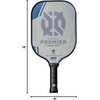 image:imageOnix Evoke Premier Professional Tournament Pickleball Paddle Composite Face Impact Paddle ShapeBlue