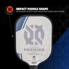 image:imageOnix Evoke Premier Professional Tournament Pickleball Paddle Composite Face Impact Paddle ShapeBlue