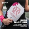 image:imageOnix Evoke Premier Professional Tournament Pickleball Paddle Composite Face Impact Paddle ShapePink