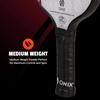 image:imageOnix Evoke Premier Professional Tournament Pickleball Paddle Composite Face Impact Paddle ShapeRed  CT16 Standard Weight 16mm