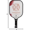 image:imageOnix Evoke Premier Professional Tournament Pickleball Paddle Composite Face Impact Paddle ShapeRed  Evoke Premier