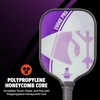 image:imageOnix Evoke Pro Composite Face Incredible Touch Maximum Control and Spin Pickleball Paddle  Polypropylene Honeycomb Core with Protective Edge Guard Widebody ShapePurple  Evoke Pro