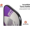 image:imageOnix Evoke Pro Composite Face Incredible Touch Maximum Control and Spin Pickleball Paddle  Polypropylene Honeycomb Core with Protective Edge Guard Widebody ShapePurple  Evoke Pro