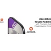 image:imageOnix Evoke Pro Composite Face Incredible Touch Maximum Control and Spin Pickleball Paddle  Polypropylene Honeycomb Core with Protective Edge Guard Widebody ShapePurple  Evoke Pro