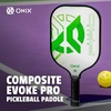 image:imageOnix Evoke Pro Composite Face Incredible Touch Maximum Control and Spin Pickleball Paddle  Polypropylene Honeycomb Core with Protective Edge Guard Widebody ShapeGreen  Evoke Pro