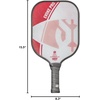 image:imageOnix Evoke Pro Composite Face Incredible Touch Maximum Control and Spin Pickleball Paddle  Polypropylene Honeycomb Core with Protective Edge Guard Widebody ShapeRed  Evoke Pro