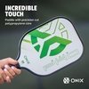 image:imageOnix Evoke Pro Composite Face Incredible Touch Maximum Control and Spin Pickleball Paddle  Polypropylene Honeycomb Core with Protective Edge Guard Widebody ShapeGreen  Evoke Pro
