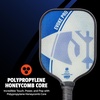 image:imageOnix Evoke Pro Composite Face Incredible Touch Maximum Control and Spin Pickleball Paddle  Polypropylene Honeycomb Core with Protective Edge Guard Widebody ShapeBlue  Evoke Pro