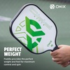 image:imageOnix Evoke Pro Composite Face Incredible Touch Maximum Control and Spin Pickleball Paddle  Polypropylene Honeycomb Core with Protective Edge Guard Widebody ShapeGreen  Evoke Pro