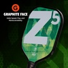 image:imageOnix Graphite MOD Z5 Carbon Fiber Pickleball Paddle with WideBody Shape Honeycomb Core Graphite Face amp Cushion Comfort Pickleball Paddle GripONIX Graphite Z5  Mod Green