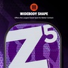 image:imageOnix Graphite MOD Z5 Carbon Fiber Pickleball Paddle with WideBody Shape Honeycomb Core Graphite Face amp Cushion Comfort Pickleball Paddle GripONIX Graphite Z5  Purple