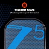 image:imageOnix Graphite MOD Z5 Carbon Fiber Pickleball Paddle with WideBody Shape Honeycomb Core Graphite Face amp Cushion Comfort Pickleball Paddle GripONIX Graphite Z5  Blue