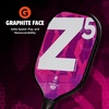 image:imageOnix Graphite MOD Z5 Carbon Fiber Pickleball Paddle with WideBody Shape Honeycomb Core Graphite Face amp Cushion Comfort Pickleball Paddle GripONIX Graphite Z5  Mod Pink