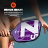 image:imageOnix Graphite MOD Z5 Carbon Fiber Pickleball Paddle with WideBody Shape Honeycomb Core Graphite Face amp Cushion Comfort Pickleball Paddle GripONIX Graphite Z5  Purple