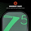 image:imageOnix Graphite MOD Z5 Carbon Fiber Pickleball Paddle with WideBody Shape Honeycomb Core Graphite Face amp Cushion Comfort Pickleball Paddle GripONIX Graphite Z5  Green