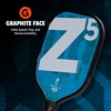 image:imageOnix Graphite MOD Z5 Carbon Fiber Pickleball Paddle with WideBody Shape Honeycomb Core Graphite Face amp Cushion Comfort Pickleball Paddle GripONIX Graphite Z5  Mod Blue