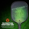image:imageOnix Graphite Stryker Pickleball Paddle Features Oversized Nomex Paper Honeycomb Core and Graphite FaceONIX Composite Stryker 4  Green