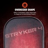 image:imageOnix Graphite Stryker Pickleball Paddle Features Oversized Nomex Paper Honeycomb Core and Graphite FaceONIX Composite Stryker 4  Red