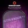 image:imageOnix Graphite Stryker Pickleball Paddle Features Oversized Nomex Paper Honeycomb Core and Graphite FaceONIX Graphite Stryker 4 Purple