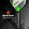 image:imageOnix Graphite Z5 Carbon Fiber Pickleball Paddle with WideBody Shape Honeycomb Core amp Graphite FaceONIX Z3 Paddle  Green