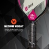 image:imageOnix Graphite Z5 Carbon Fiber Pickleball Paddle with WideBody Shape Honeycomb Core amp Graphite FaceONIX Z3 Paddle  Pink