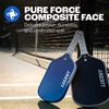 image:imageOnix Lucent Pickleball Paddle with Elongated Shape Honeycomb Core Composite Face amp TennisStyle Pickleball Paddle GripBlue