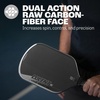 image:imageOnix Lucent Raw Carbon Pickleball Paddle with Elongated Shape Hexcell Core Carbon Fiber Face amp TennisStyle Pickleball Paddle Grip BlackBlack