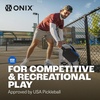 image:imageOnix Lucent Raw Carbon Pickleball Paddle with Elongated Shape Hexcell Core Carbon Fiber Face amp TennisStyle Pickleball Paddle Grip BlackBlue