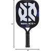 image:imageOnix Malice 16 Open Throat Composite Pickleball Paddle with Carbon Fiber Power Frame Performance Power and Control Patented Thermofused TechnologyBlue