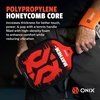 image:imageOnix Mayhem Patented ThermoFused Technology Carbon Fiber Power Frame Polypropylene Honeycomb Core Performance Power and Control Pickleball Paddle  14mm or 16mm16 mm