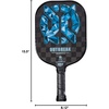 image:imageOnix Outbreak Pickleball Paddle Reinforced by TeXtreme Technology for Improved Performance and Stronger PlayBlue