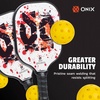 image:imageOnix Pickleball Paddle Set with 2 Composite Paddles and 4 Balls  Durable Construction Stylish Graphics 90Day Limited WarrantyWhite