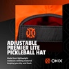 image:imageOnix Pickleball Premier Lite Hat  Lightweight Breathable and Stylish Headwear for OnCourt ComfortBlack