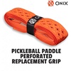 image:imageOnix Pickleball Pro Team Perforated Replacement Grip  BlackOrange for Enhanced Comfort Superior Control and AllDay Play